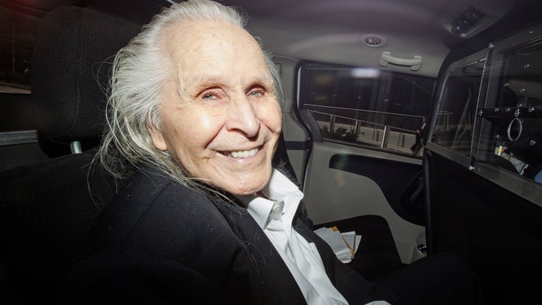 Peter Nygard is driven from a Toronto court on Sept. 27, 2023, after hearing testimony in the former fashion moguls sexual assault trial.