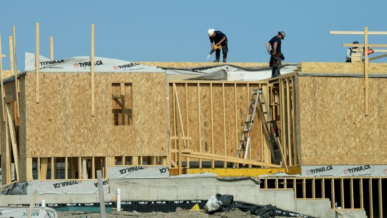 A new housing development is constructed just outside the edge of  the Duffins Rouge Agricultural Preserve, part of Ontario's Greenbelt , on Monday, May 15, 2023.