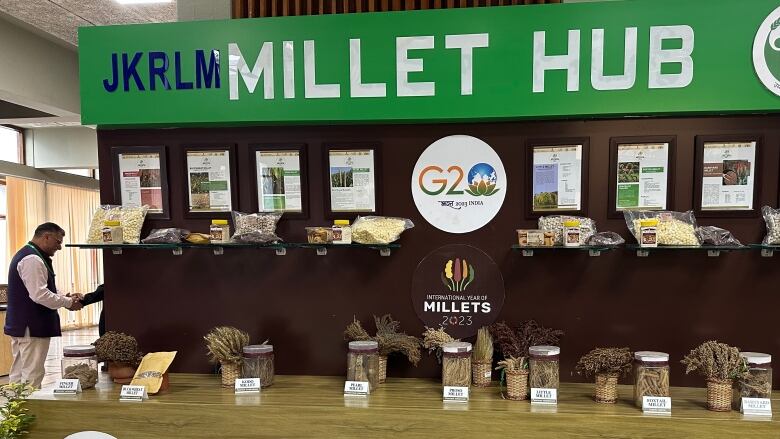 Millet hubs such as this one were a prominent feature of various G20 meetings with India as the 2023 host of the summit. 