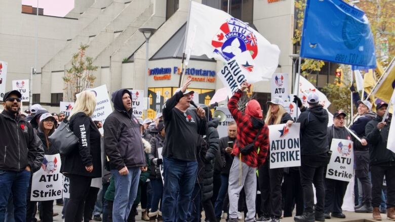 people protesting