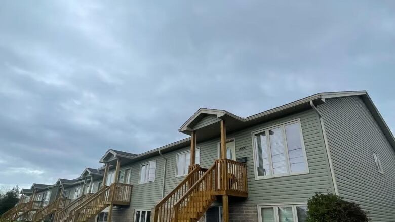 A row of houses in Saint John