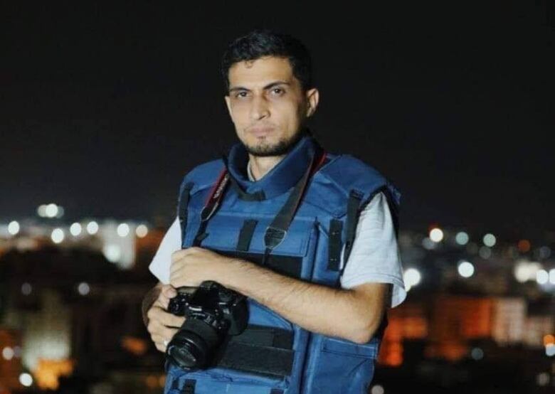 Palestinian Hassouna Saliem was killed in an Israeli air strike in Gaza on Saturday night.