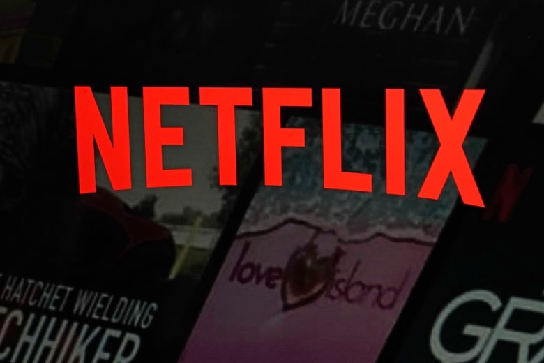 A logo for streaming giant Netflix.