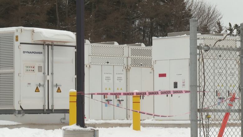 Large batteries at Sunbank location in Summerside. 