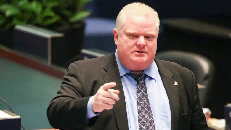 A motion set to be discussed during a council meeting on Dec. 13 will consider naming a football stadium at Etobicoke's Centennial Park after late Toronto Mayor Rob Ford. (Evan Mitsui/CBC)