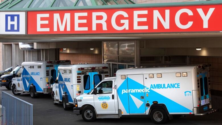 Ontario is extending funding that helps rural and northern hospitals avoid temporary ER closures, after previously saying it would end after the summer.Ambulances are parked at a hospital in Toronto on Tuesday, April 6, 2021. 