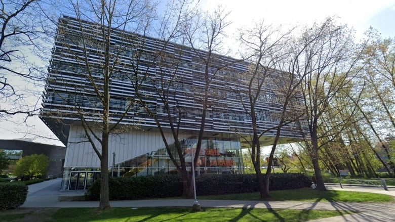 A building on the campus of Langara College