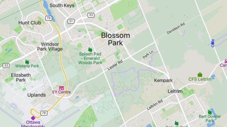 Blossom Park is nestled below Hunt Club and South Keys.