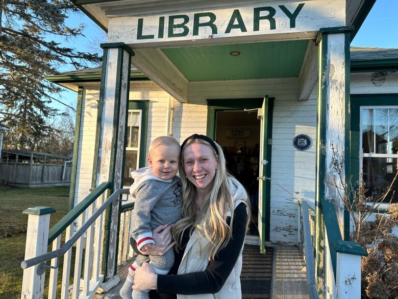 Mel Stiller lives down the street from the Glanworth branch of the London Public Library. She says it's a hub that's brought the entire community together and is a safe space for her son Ford to grow up in. 