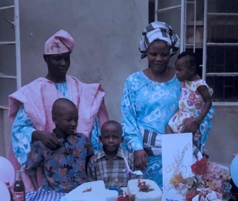 An old family photo in Nigeria.