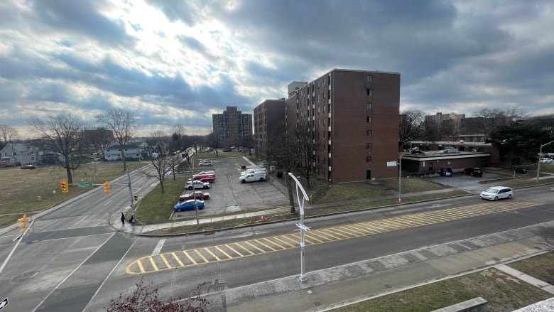 A downtown Windsor apartment complex.