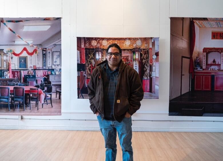 A man standing in a room.