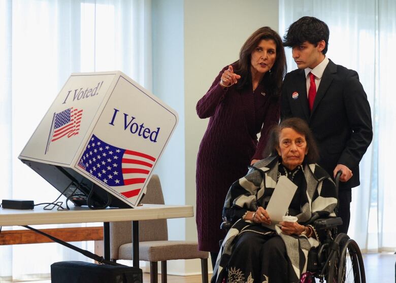 Haley, son, mom in wheelchair