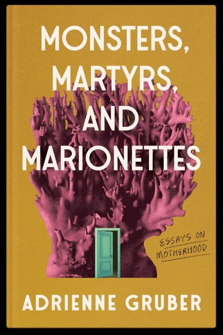 The book cover featuring an illustration of a pink tree with a teal door in the trunk.