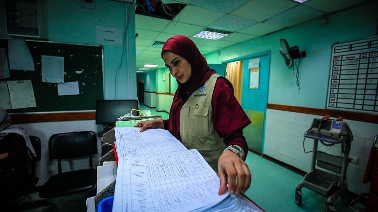 Dr Hina Cheema, an American OBGYN from the Dallas area,  is volunteering in Gaza at the territory's only functioning maternity hospital.