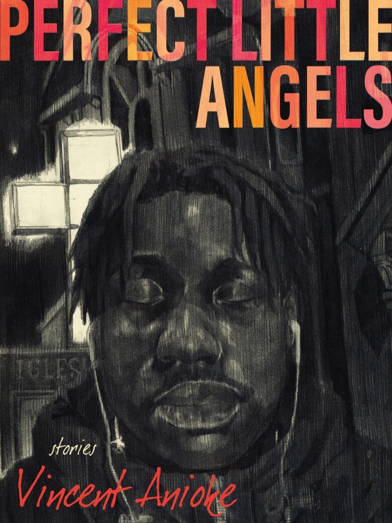  A black book cover featuring a Black man wearing wired headphones with his eyes closed.