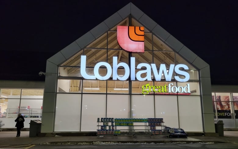 Exterior of a Loblaws supermarket. 