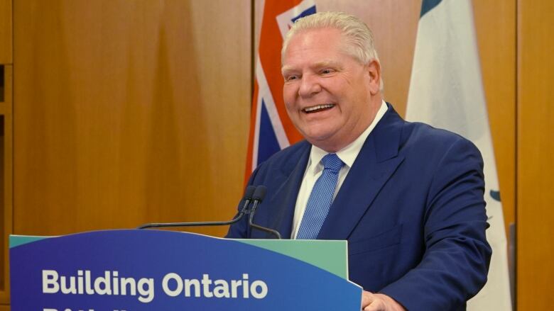 smiling doug ford in kitchener