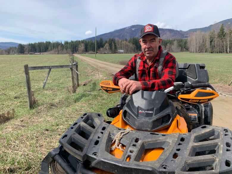 Local rancher Karl Bischoff is organizing a citizens fire brigade and says he's been collecting fire suppression equipment.