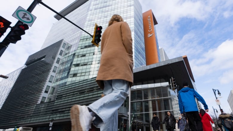 Concordia University is seen in Montreal, Friday, Feb. 23, 2024. McGill and Concordia Universities are suing the Quebec government over its decision to hike tuition for out-of-province students by 30 per cent.