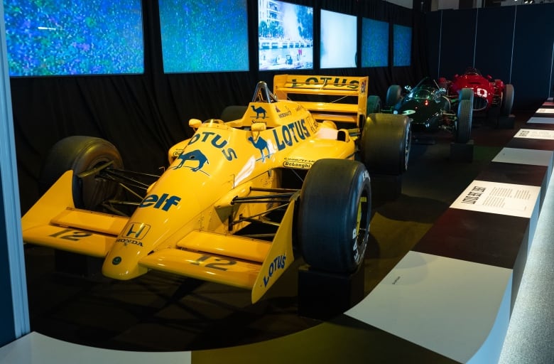 Ayrton Senna's 1987 Lotus 99T was loaned to the F1 Exhibition by a Toronto man who now owns the piece of Formula 1 history.