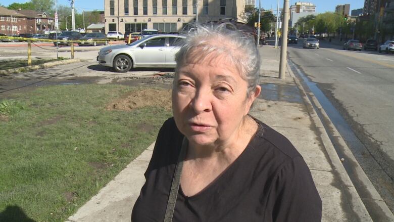 Peg Dorner says 841 Ouellette Avenue has been a cause for a concern for some time. 