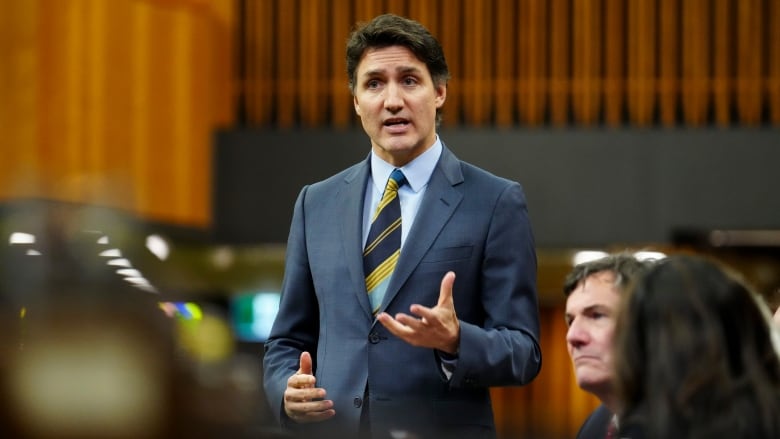 Prime Minister Justin Trudeau in the House of Commons.