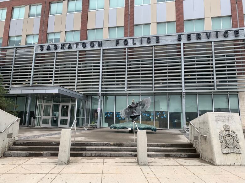 The outside of the Saskatoon police headquarters.