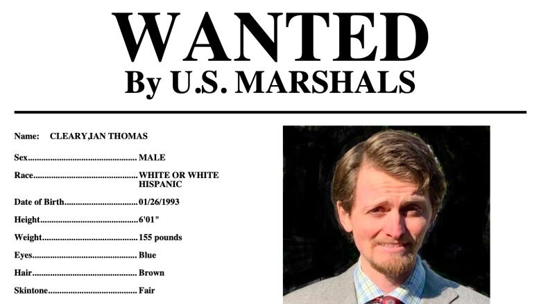 A wanted poster of a  man