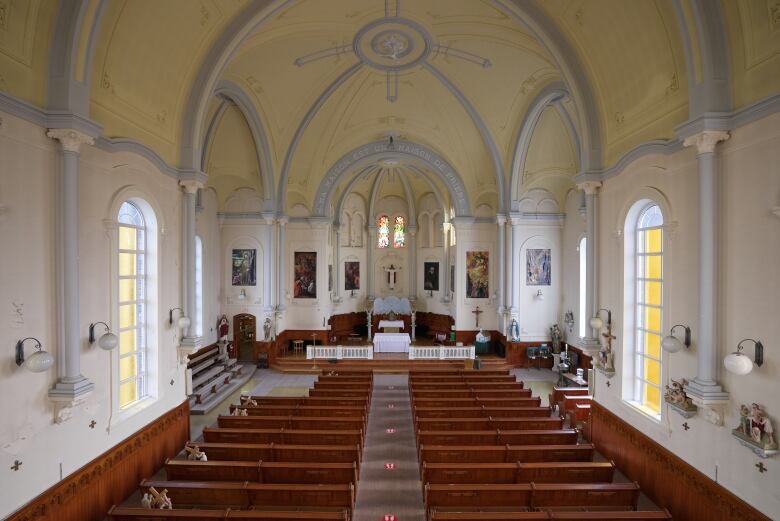 Inside of church