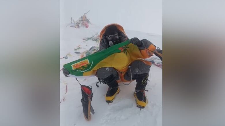  Landry Warnez  made it to the top of Mount Everest earlier in May.