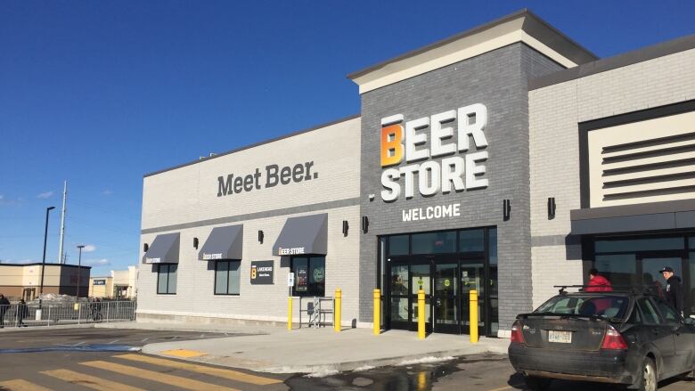 Exterior of a Beer Store location in Thunder Bay