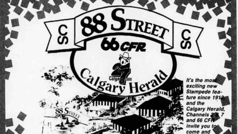 An advertisement from the July 9, 1988 edition of the Calgary Herald promotes 88 Street. 