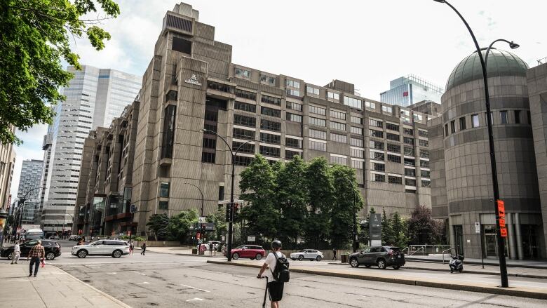 outdoor shot of a greystone hotel downtown montreal