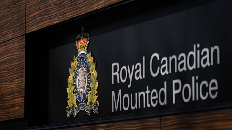 a sign saying Royal Canadian Mounted Police