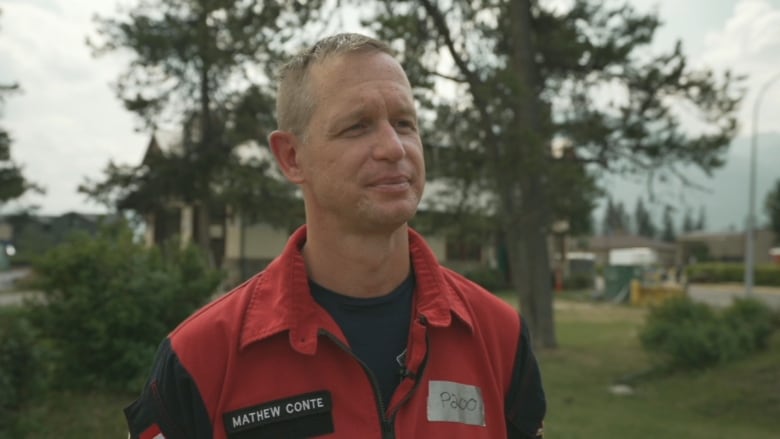 man in firefighting uniform