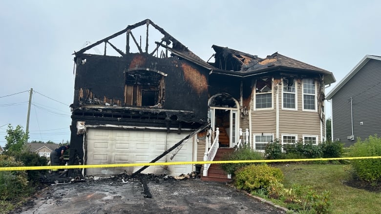 The Charlottetown Fire Department responded to a house fire on the corner of Apple Tree Lane and Raspberry Avenue early Wednesday morning. 