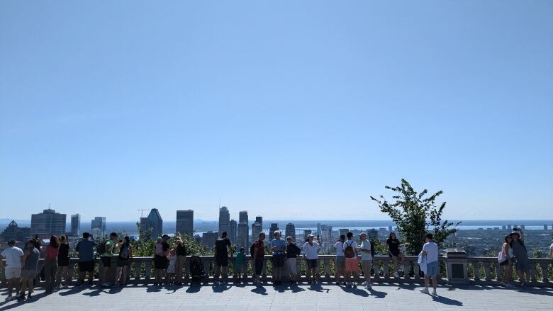 skyline of montreal