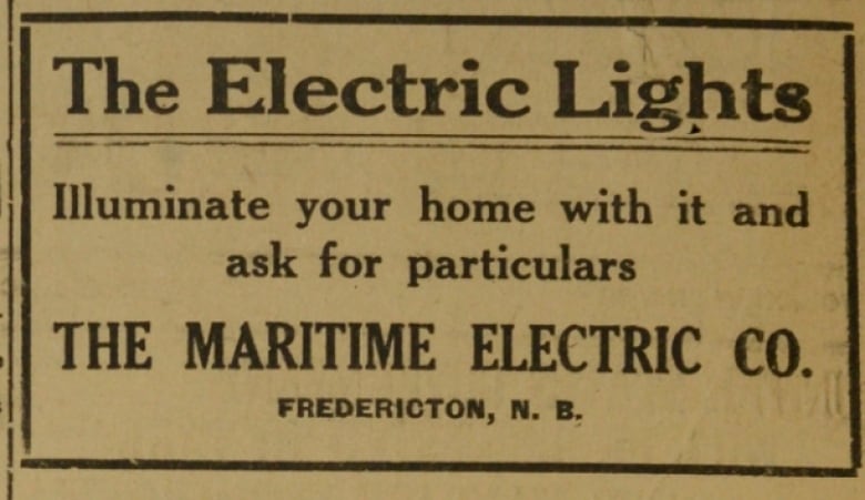 A newspaper ad