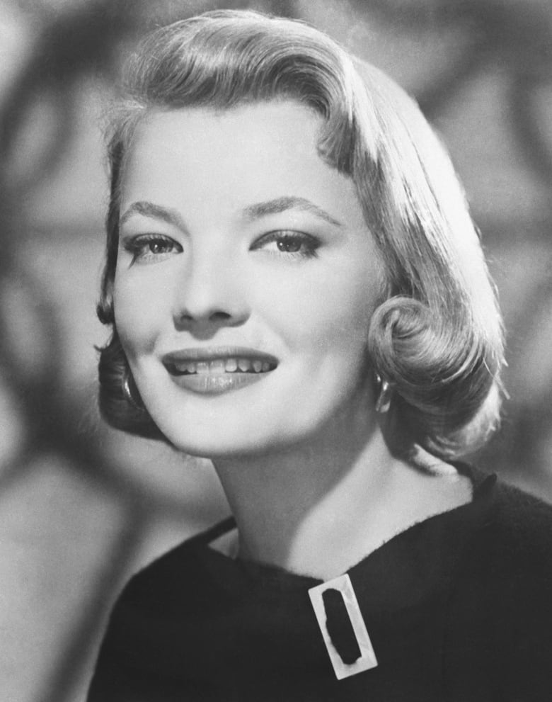 A file photo taken in Los Angeles on Sept. 21, 1957 shows actor Gena Rowlands.