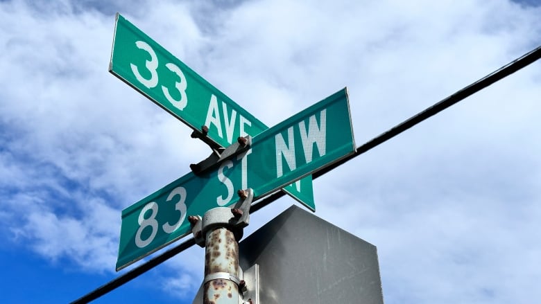 a street sign reads 