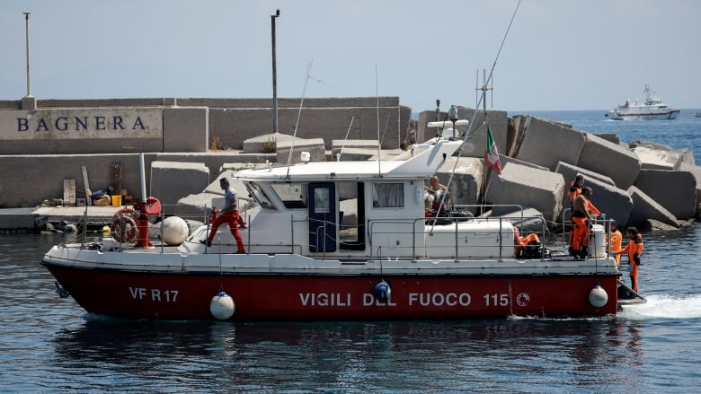 A rescue boat.