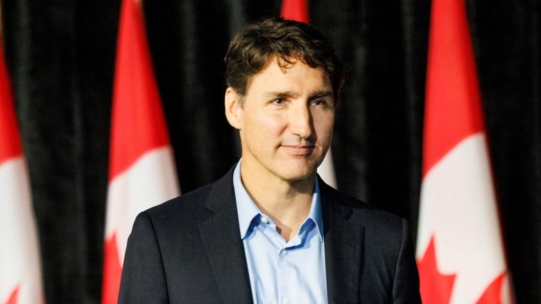 Prime Minister Justin Trudeau leaves a media conference at the federal cabinet retreat in Halifax, Monday, Aug. 26, 2024.