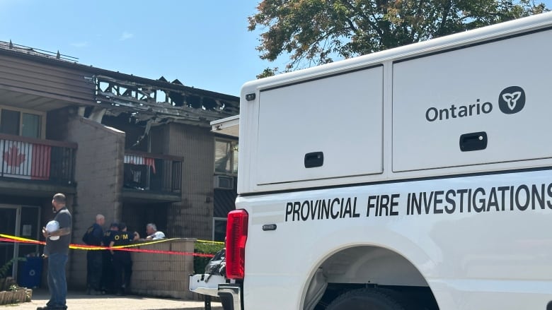 Fire broke out at a rent-geared-to-income Chatham apartment complex Sunday morning displacing 126 tenants.