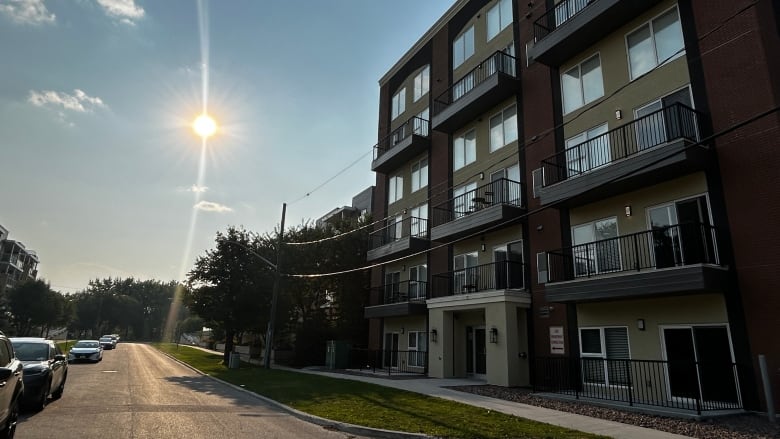 An apartment building