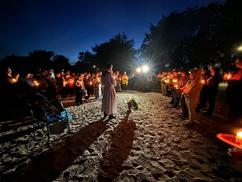 Candlelight vigil for Christine Potes 2