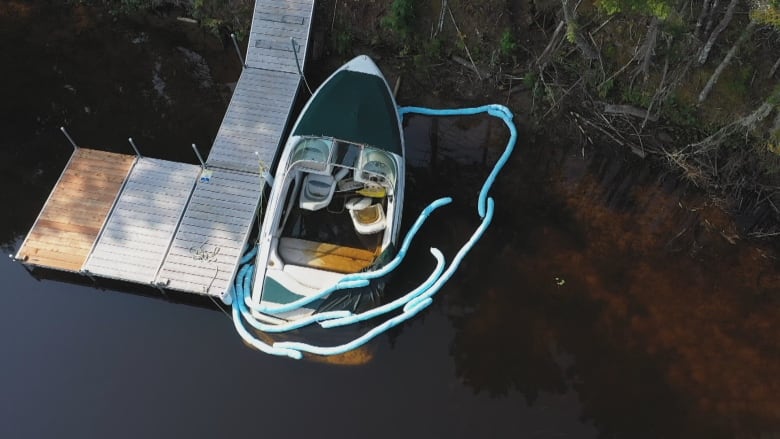 Sunken boat