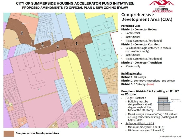 Adams says she wants to see further changes to the housing corridor, particularly the parcel of land that comes up against Water Street-East.