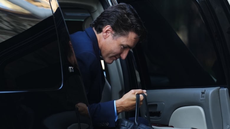 Prime Minister Justin Trudeau arrives at Parliament Hill in Ottawa on Tuesday, Sept. 17, 2024.