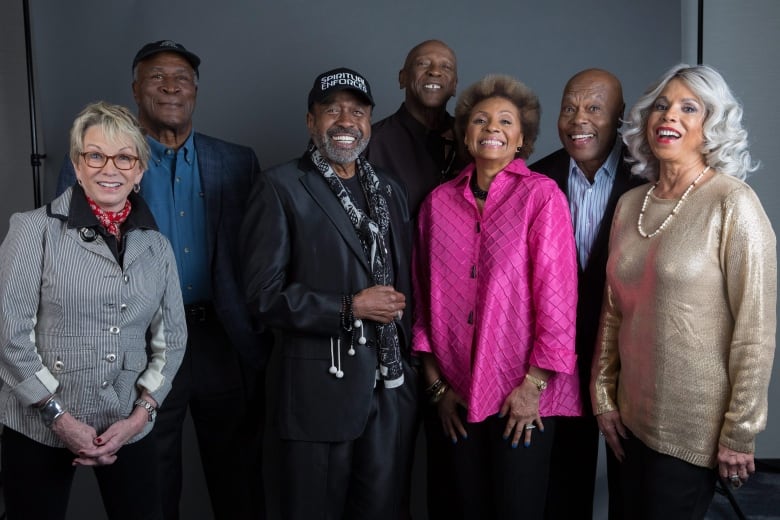 The original cast of Roots is pictured.